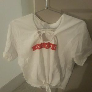 T-Shirt - Red & White  XS